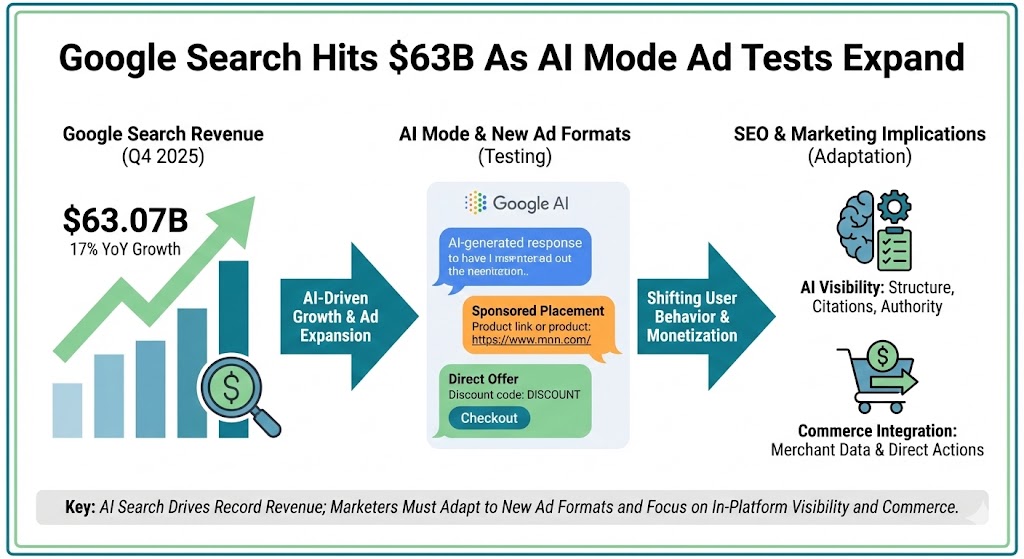 SimianX AI Google Search AI Mode advertising monetization illustration SimianX AI Google Search AI Mode advertising monetization illustration