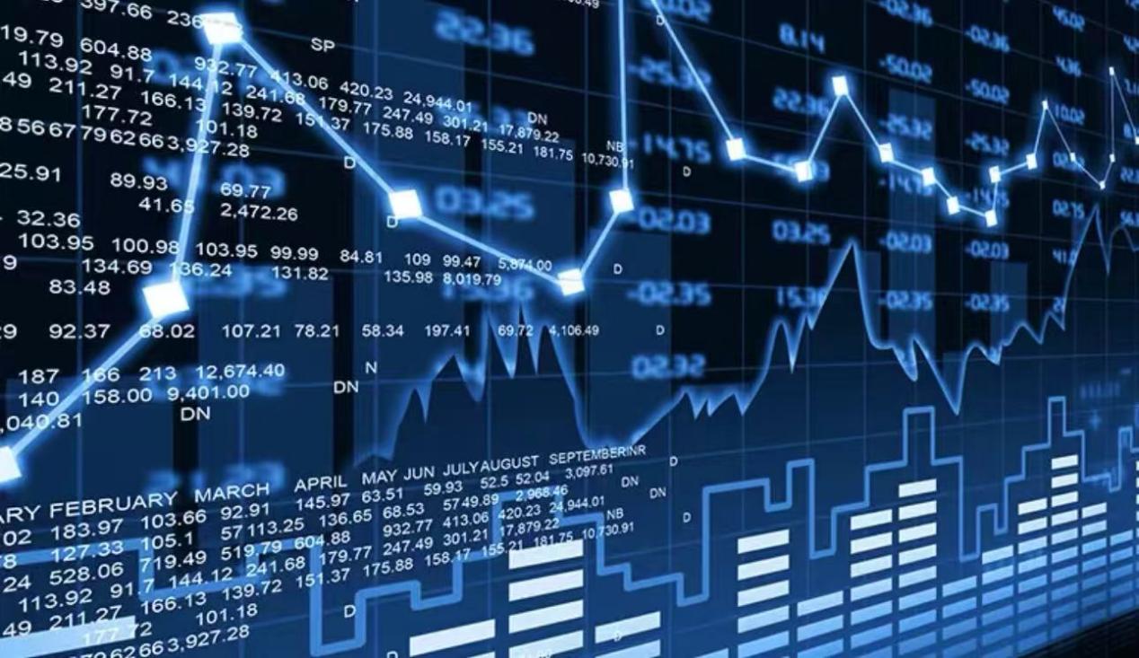 SimianX AI  A robotic hand interacts with digital financial data (charts, numbers) against a blue background.