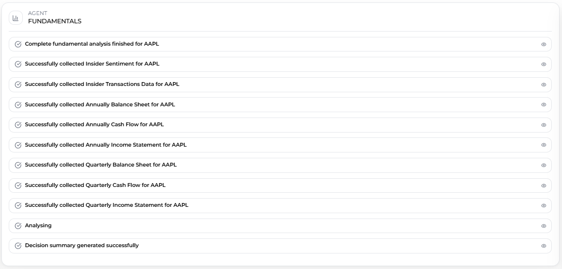 SimianX AI SimianX Fundamental Analysis Visualization