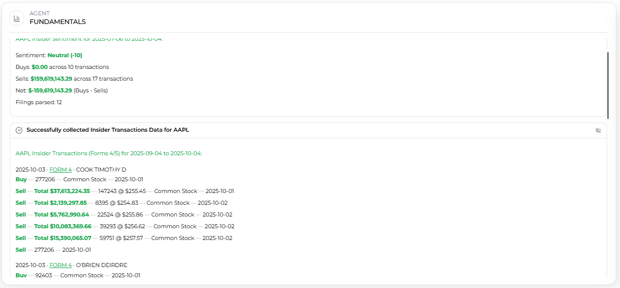 SimianX AI SEC Data Transformation Insider Transaction
